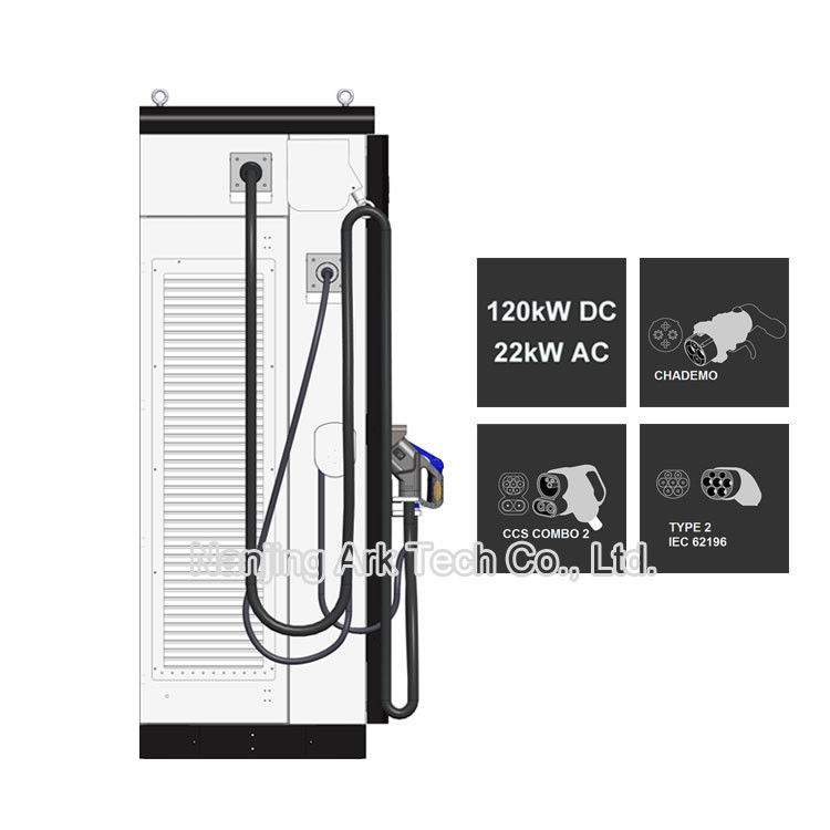 60kw 150kw DC Fast Electric Car Charging Station With Credit Card RFID And OCPP